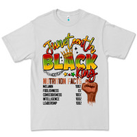 Dove Grey juneteenth black king Premium Tee - LillyAllenDesigns