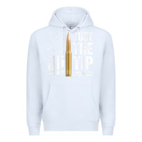 White just the tip i promise   funny gun owner pro guns usa flag t shirt Premium Hoodie - linhVisuals