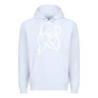 White rezz müsïcc Premium Hoodie - linhVisuals