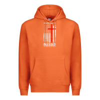 Carrot one nation under god veteran christian Premium Hoodie - linhVisuals
