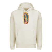 Oatmeal Heather our lady of guadalupe virgin mary mexico mexican Premium Hoodie - linhVisuals