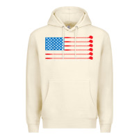 Sandshell patriotic golf usa flag Premium Hoodie - linhVisuals