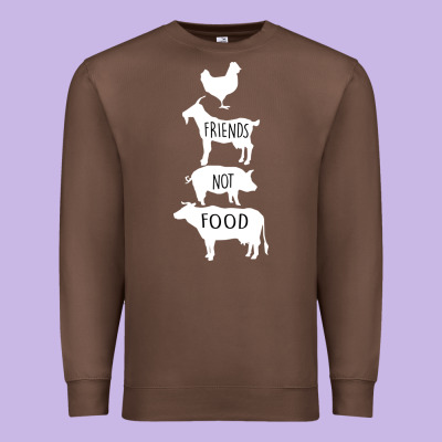 Friend Not Food Premium Sweatshirt Designed By Bettercallsaul