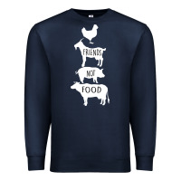 Navy Friend Not Food Premium Sweatshirt - Bettercallsaul