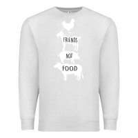 Oatmeal Heather Friend Not Food Premium Sweatshirt - Bettercallsaul