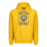 Lemon mens funny captain of the ship show boating pontoon boat gift t shirt Premium Hoodie - linhVisuals