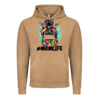 Vintage Camel tie dye momlife messy bun Vintage Hoodie - BarkalooDesign