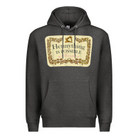 Charcoal Heather hennything is possible Premium Hoodie - linhVisuals