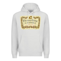 Dove Grey hennything is possible Premium Hoodie - linhVisuals