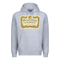 Heather Grey hennything is possible Premium Hoodie - linhVisuals