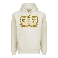Oatmeal Heather hennything is possible Premium Hoodie - linhVisuals