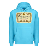 Ocean Blue hennything is possible Premium Hoodie - linhVisuals