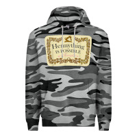 Slate Camo hennything is possible Premium Hoodie - linhVisuals