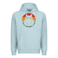 Blue Mist cat retro style vintage Premium Hoodie - linhVisuals