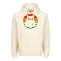 Sandshell cat retro style vintage Premium Hoodie - linhVisuals