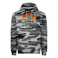 Slate Camo cat retro style vintage Premium Hoodie - linhVisuals