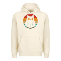Tofu cat retro style vintage Premium Hoodie - linhVisuals
