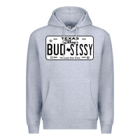 Heather Grey country love gilley's bud n sissy texas cowboy license gift Premium Hoodie - linhVisuals