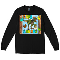 Black papa saurus Long Sleeve Tee - Artiststas