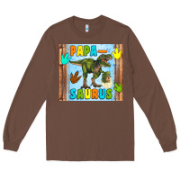 Chestnut papa saurus Long Sleeve Tee - Artiststas