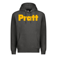 Charcoal Heather pratt institute Premium Hoodie - linhVisuals