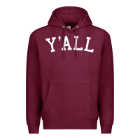 Burgundy y'all university southern pride Premium Hoodie - linhVisuals