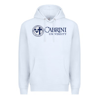 White cabrini Premium Hoodie - linhVisuals