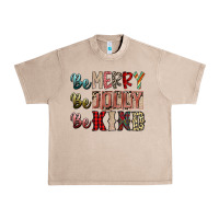 French Oak be merry be jolly be kind Urban Heavy Tee - SublimationCraftShop
