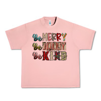 Salmon be merry be jolly be kind Urban Heavy Tee - SublimationCraftShop