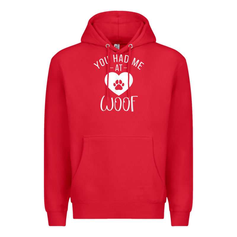 You Had Me At Woof Puppy Dog Lover Premium Hoodie by linhVisuals | Teevron