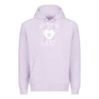 Lilac you had me at woof puppy dog lover Premium Hoodie - linhVisuals