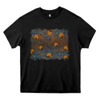 Black tooled leather fall background Heavy Core Tee - RanaPortraitStore