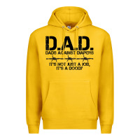 Lemon d.a.d. dads against diapers men's humor funny t shirt Premium Hoodie - linhVisuals