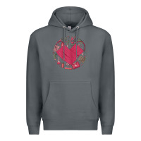 Rock womens happy valentine's day cute heart style for nurses life 2022 Premium Hoodie - linhVisuals