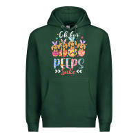 Sports Green oh for peeps sake funny easter dachshund bunny ear egg t shirt Premium Hoodie - linhVisuals