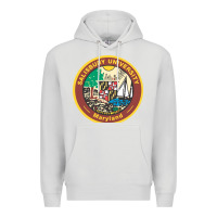 Dove Grey salisbury university vectorized Premium Hoodie - linhVisuals