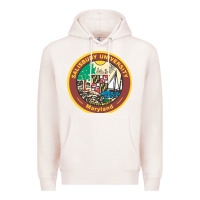 Pale Pink salisbury university vectorized Premium Hoodie - linhVisuals