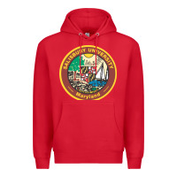 Red salisbury university vectorized Premium Hoodie - linhVisuals
