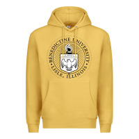 Antique Gold Benedictine University Premium Hoodie - linhVisuals