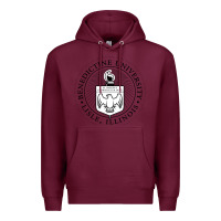 Burgundy Benedictine University Premium Hoodie - linhVisuals
