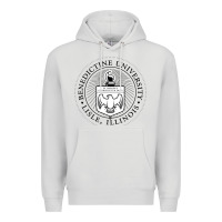 Dove Grey Benedictine University Premium Hoodie - linhVisuals