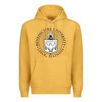 Mustard Benedictine University Premium Hoodie - linhVisuals