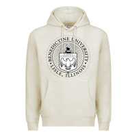 Oatmeal Heather Benedictine University Premium Hoodie - linhVisuals