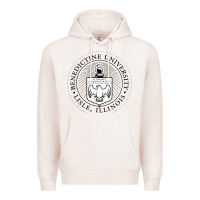 Pale Pink Benedictine University Premium Hoodie - linhVisuals
