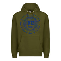 Army Green Brandeis University Premium Hoodie - linhVisuals