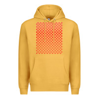 Mustard red checkered t  shirt red checker pattern t  shirt Premium Hoodie - linhVisuals