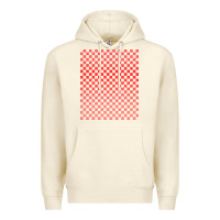 Sandshell red checkered t  shirt red checker pattern t  shirt Premium Hoodie - linhVisuals