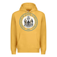 Mustard university of maine at presque Premium Hoodie - linhVisuals