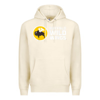 Tofu white wild buffalos wings with words Premium Hoodie - linhVisuals
