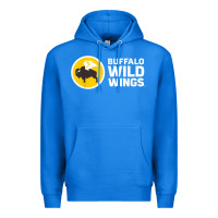 True Royal white wild buffalos wings with words Premium Hoodie - linhVisuals